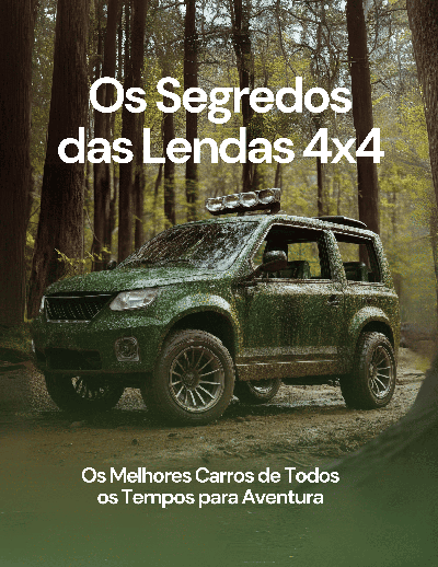 Os segredos das lendas 4x4: Os melhores carros de todos os tempos para aventura.